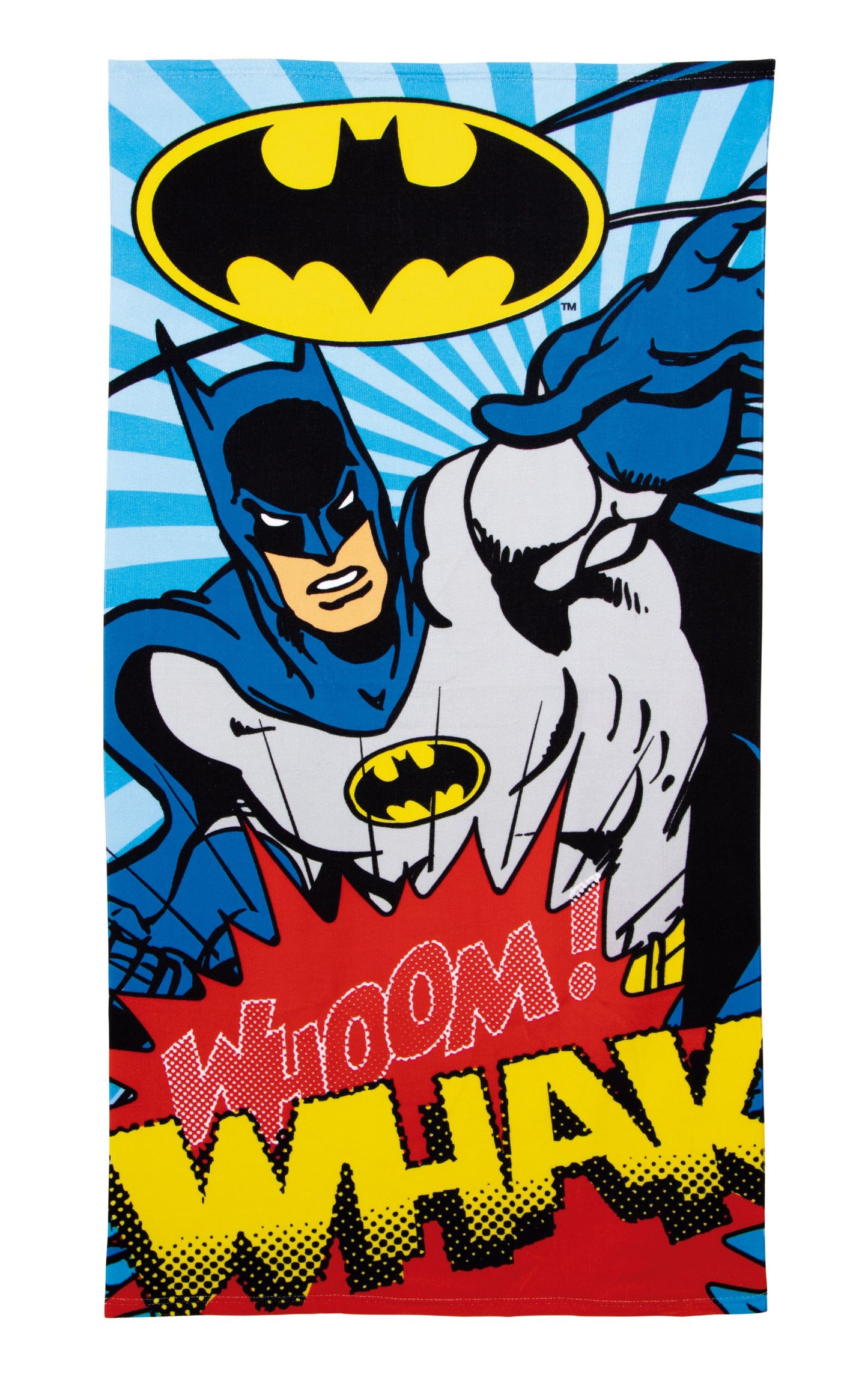 Toalha praia microfibra Batman Whoom