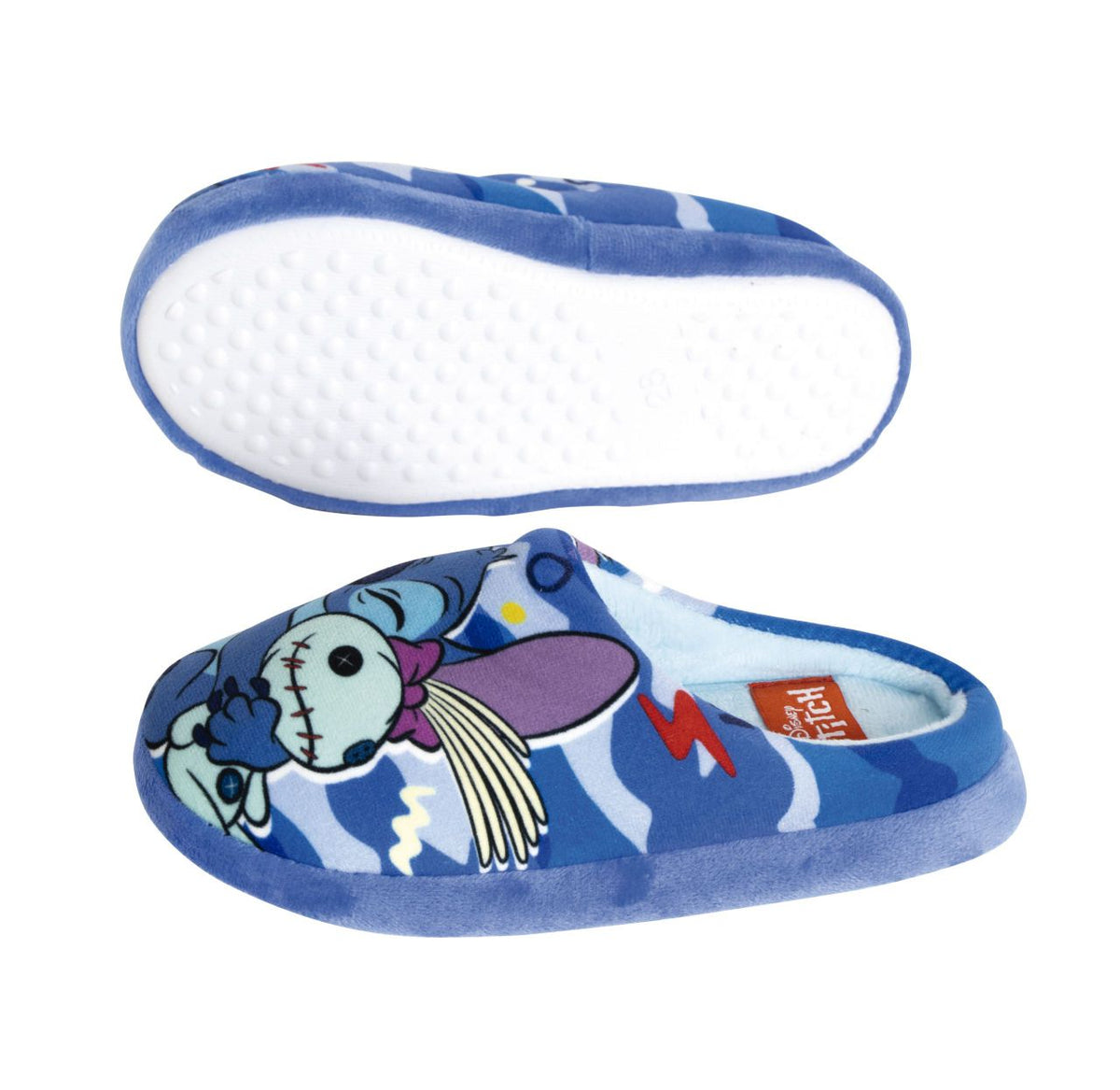 Chinelos de Casa Stitch Scrump Best Buds com Sola Resistente