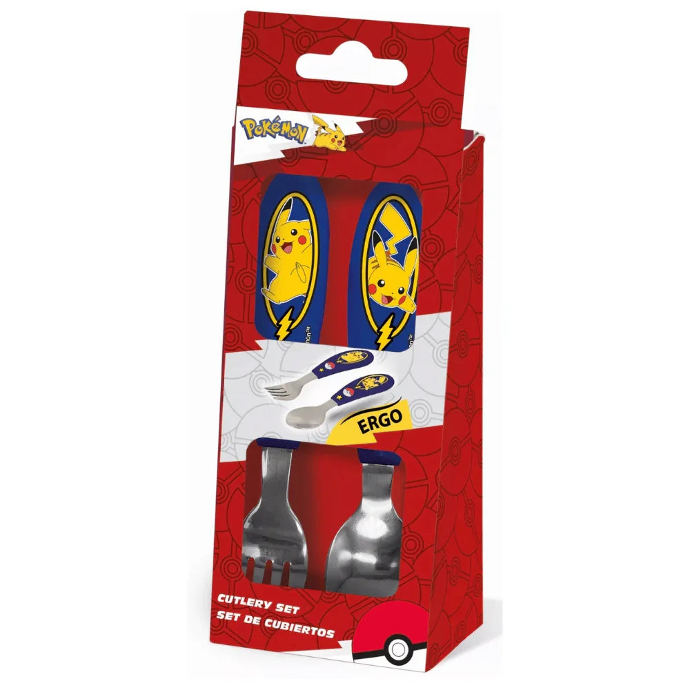 2 talheres ergonómicos Pokemon