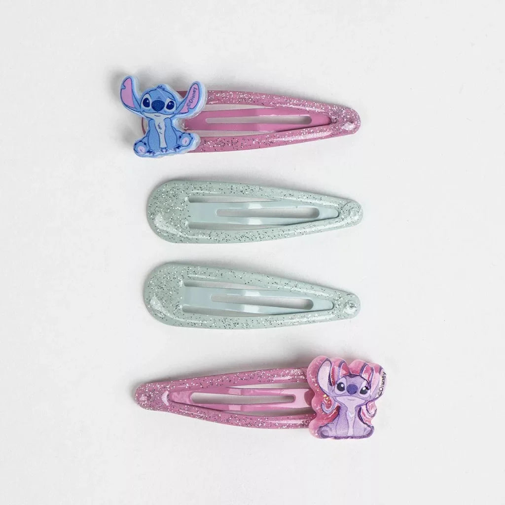 Pinzas para el cabello de 4 puntadas