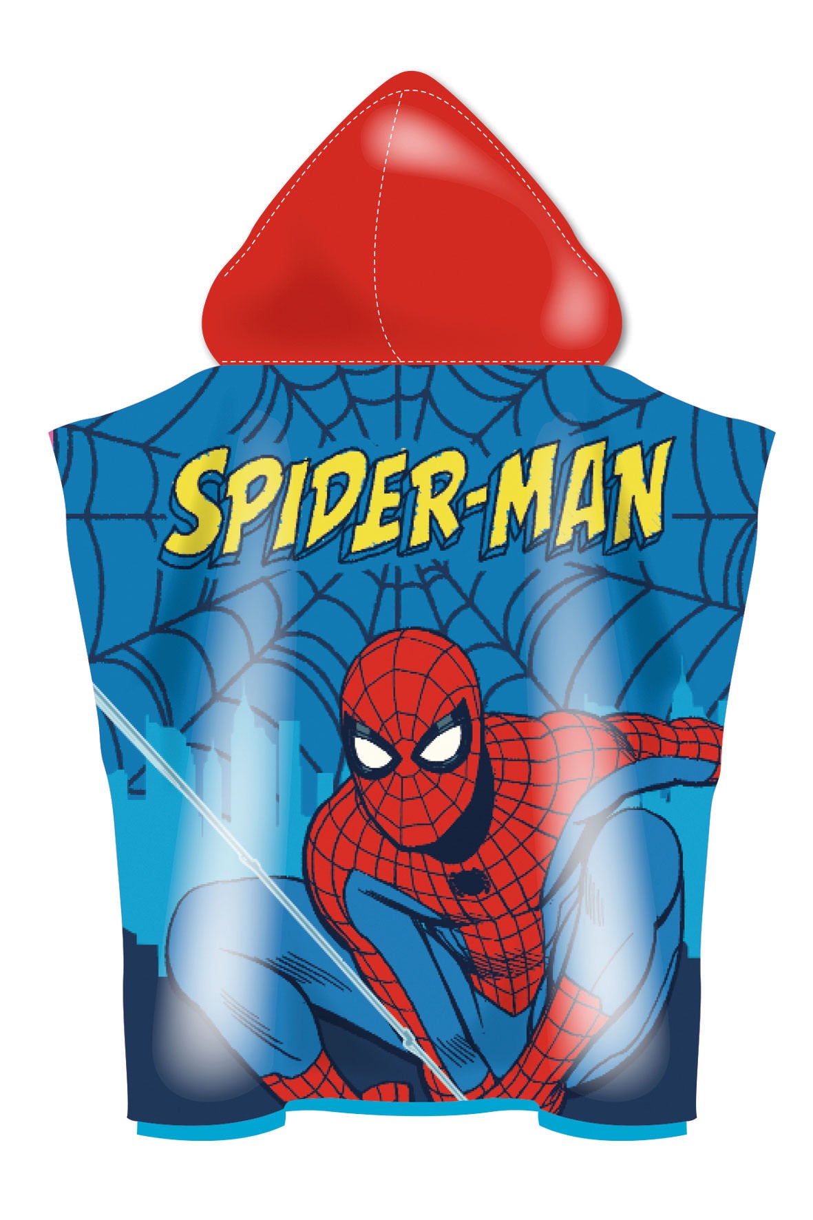 Poncho de Praia Spiderman web-slinger