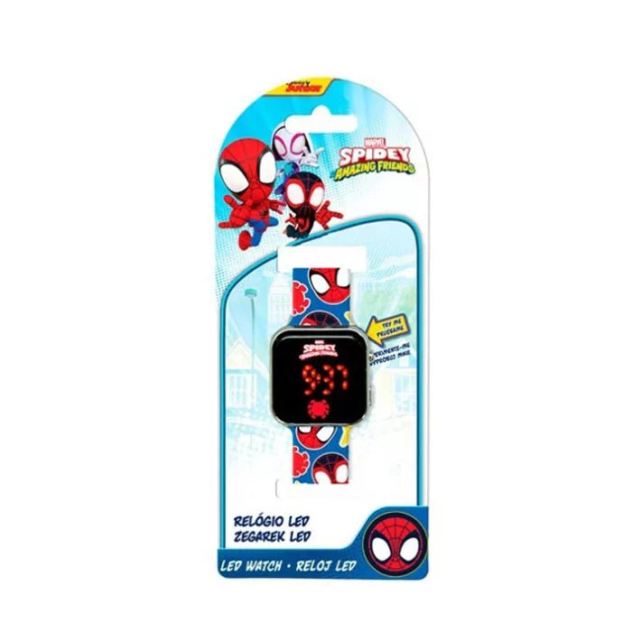 Relógio Infantil LED – Spidey