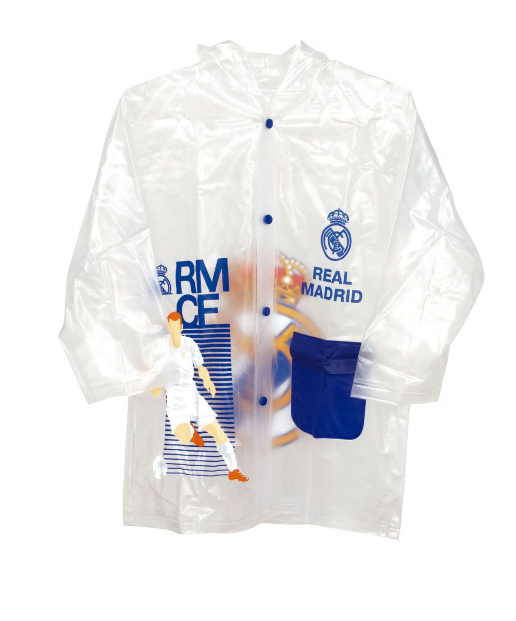 Capa de chuva Real Madrid (4-8 anos) - BONECADA