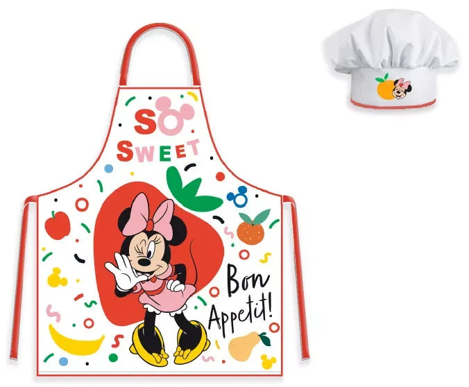 Delantal y gorro de cocina de Minnie So Sweet