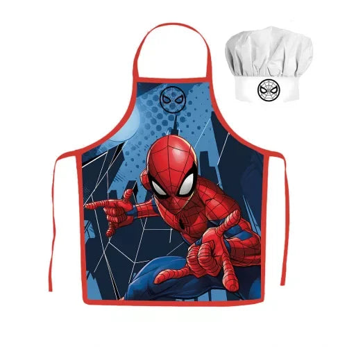 Avental e Chapéu Cozinha Spiderman - BONECADA