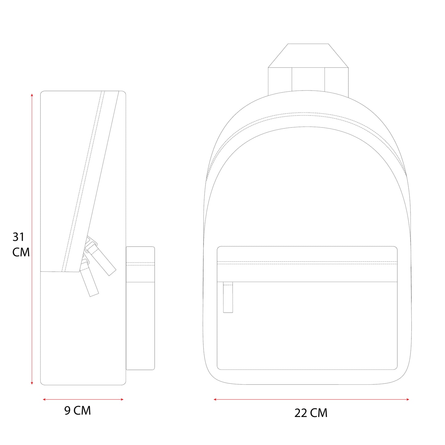 Mochila pré-escolar Spidey Little Friends - BONECADA