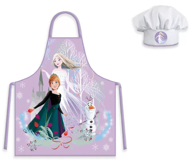 Avental e Chapéu Cozinha Frozen Purple Autumn
