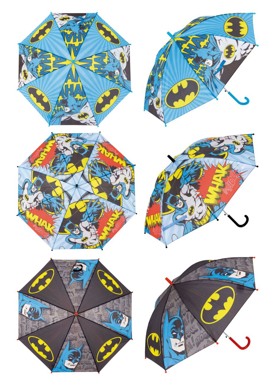 Guarda-chuva Batman - 3 cores - BONECADA