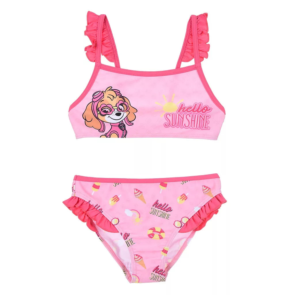 Bikini Patrulha Pata Azul/Rosa