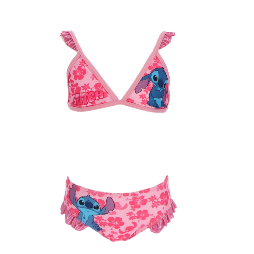 Bikini Stitch Rosa | Azul Claro - BONECADA