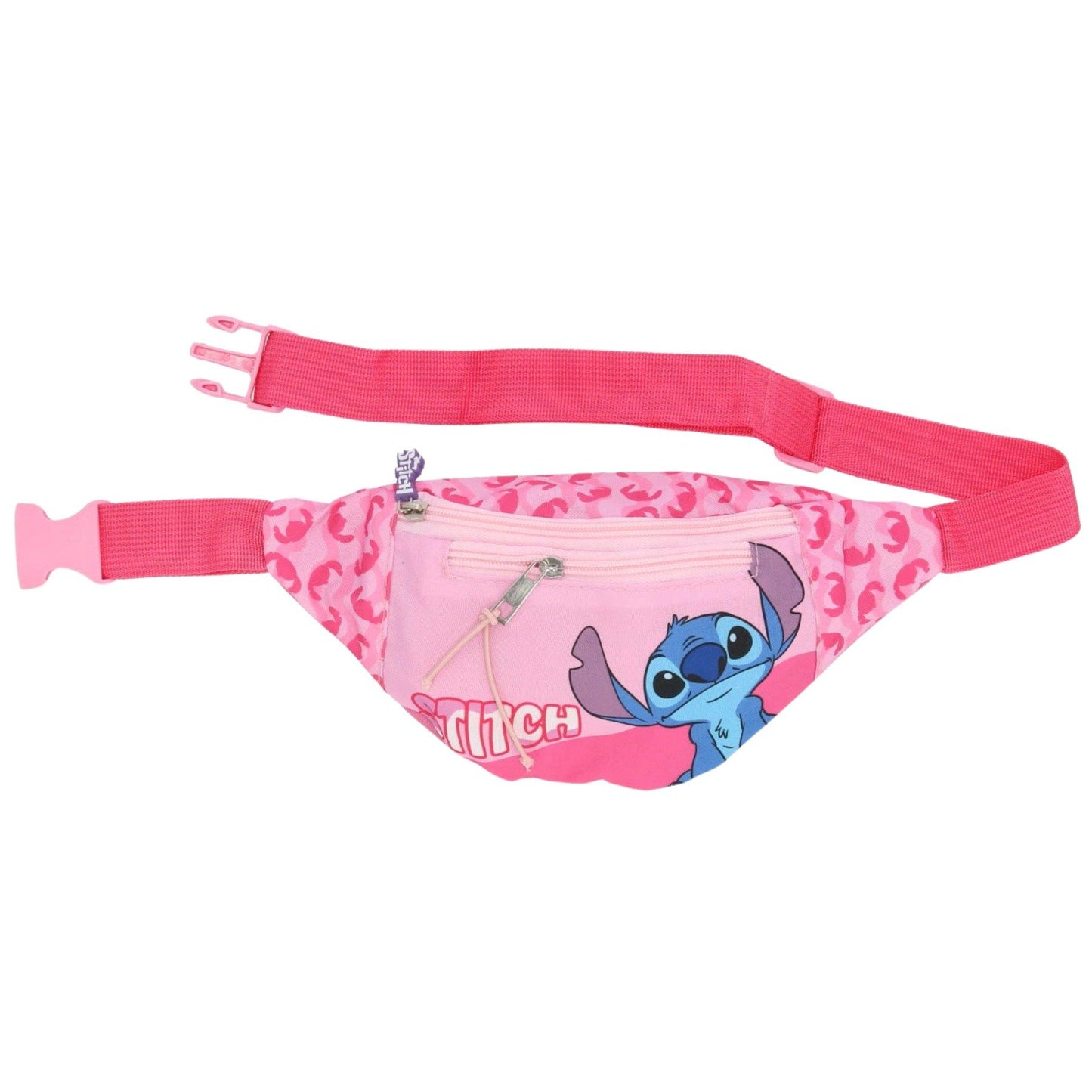 Bolsa Cintura Stitch Rosa - BONECADA