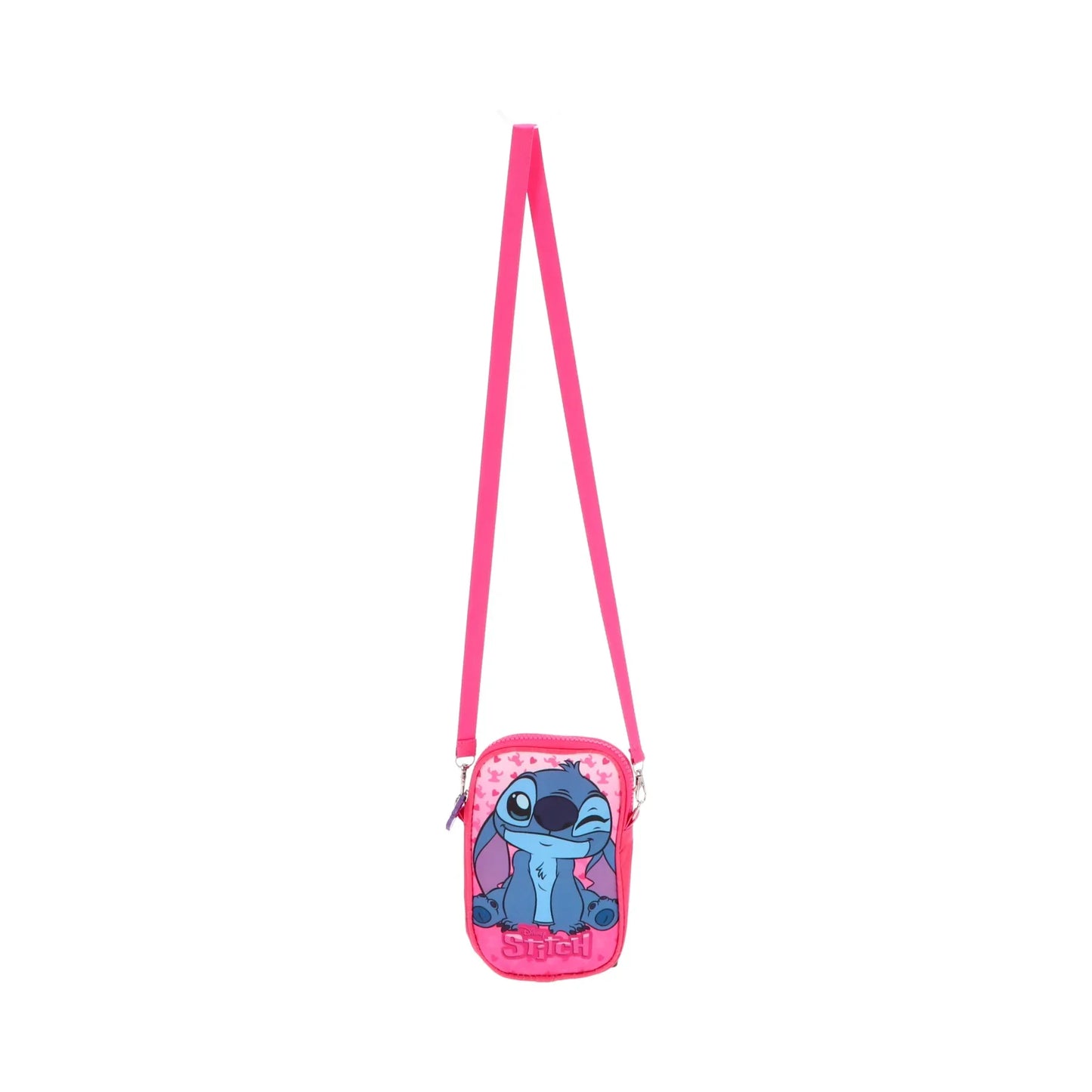 Bolsa Telemóvel Stitch Rosa | Azul Claro - BONECADA