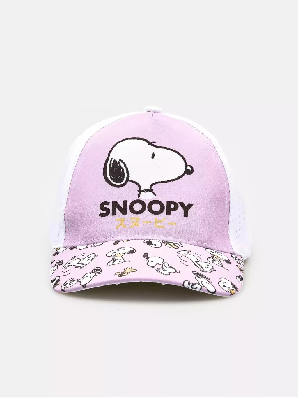 Boné Snoopy branco/azul
