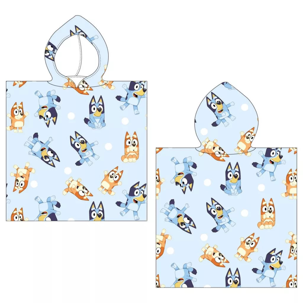 Poncho de praia Bluey