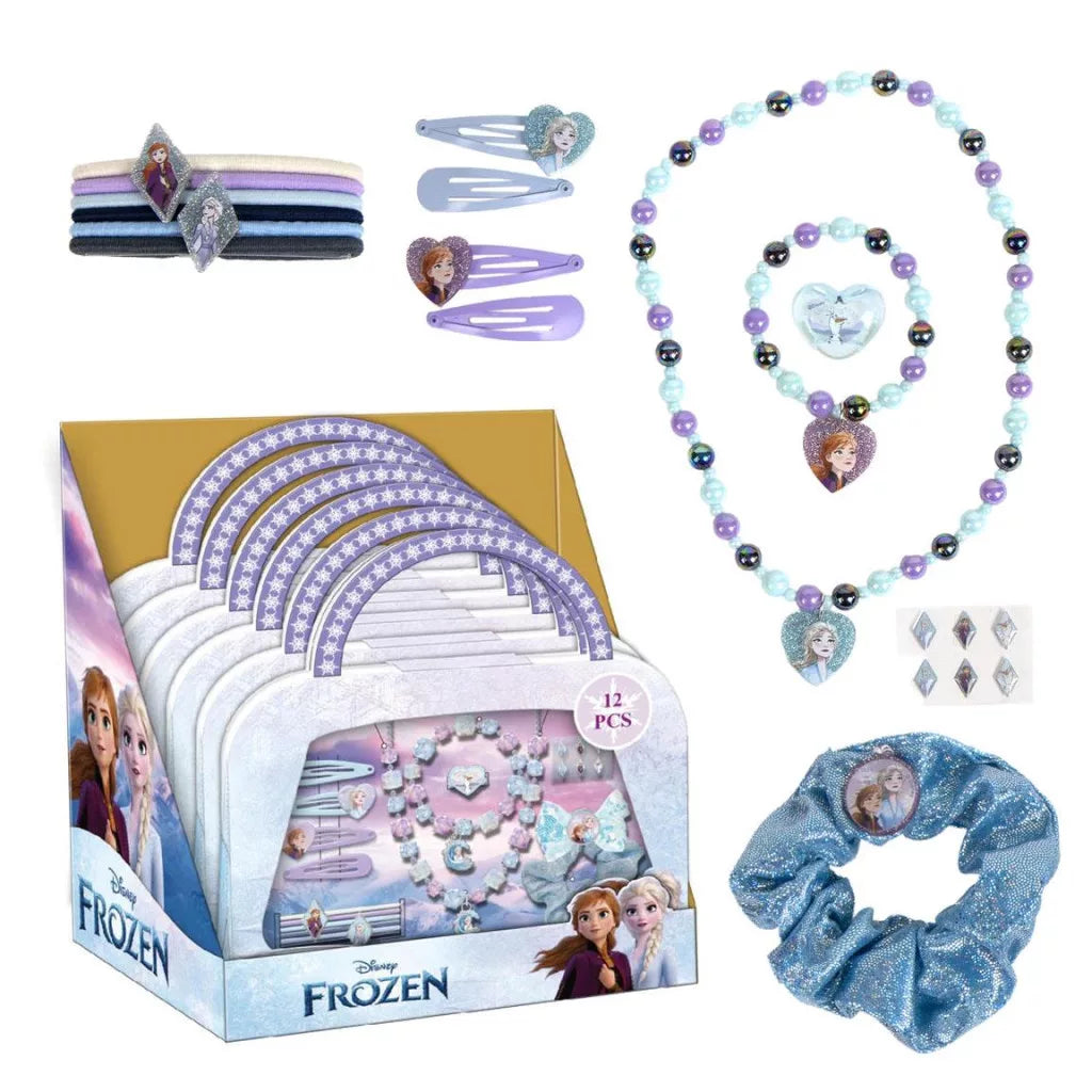 Maleta com jóias e acessórios de cabelo Frozen Journey