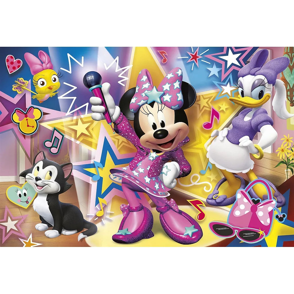 Maxi Puzzle 60 peças Minnie & Margarida Stars