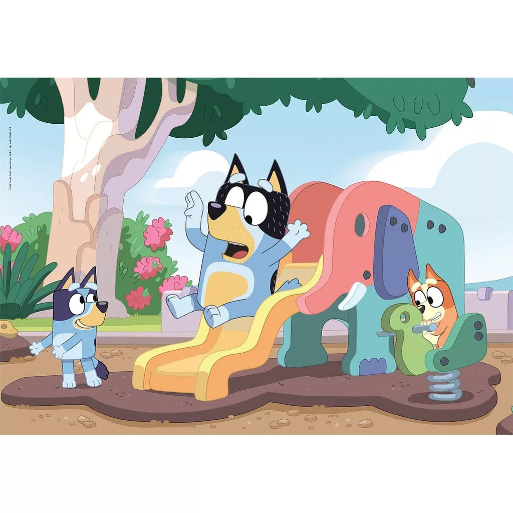 Puzzle 104 peças Bluey Playground