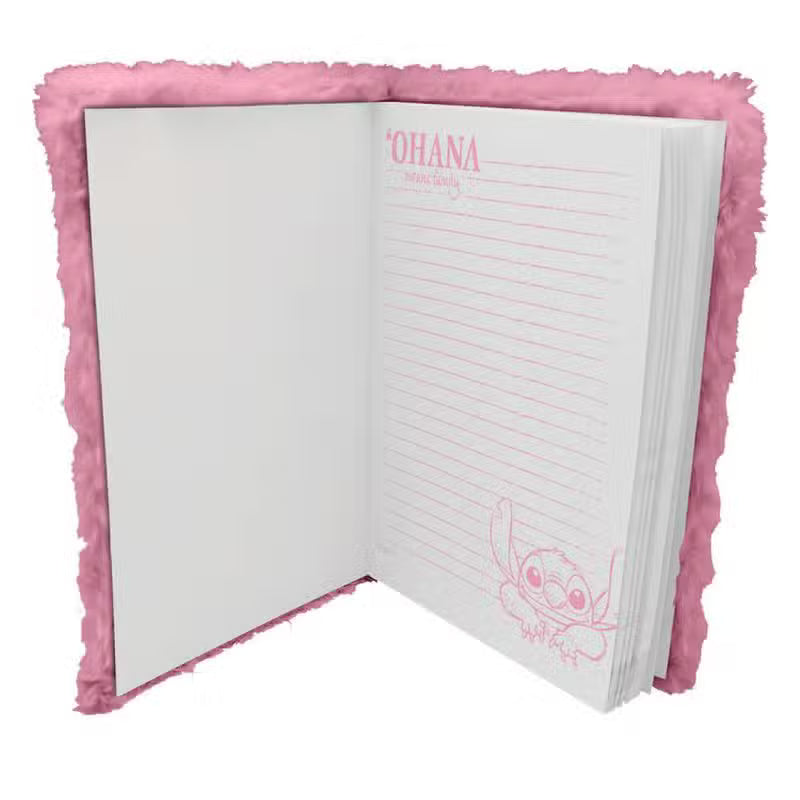 Caderno Pautado Almofadado Stitch