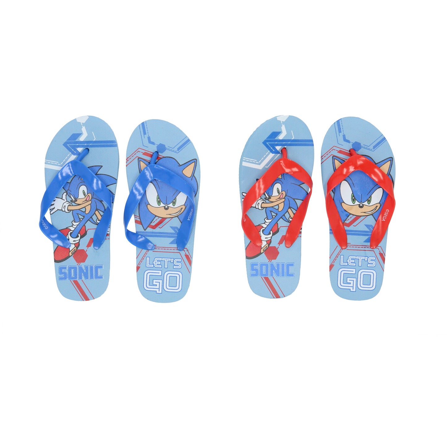Chinelos Praia Sonic - azul - BONECADA