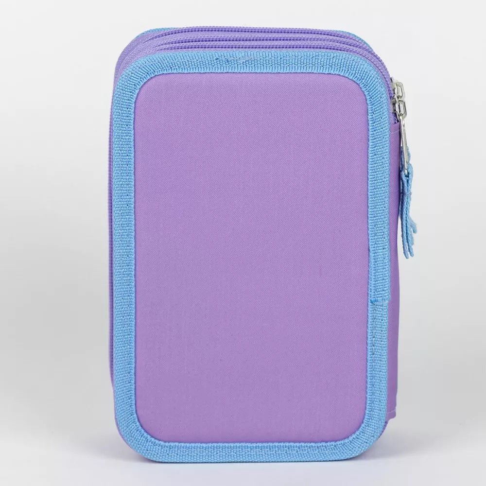 Conjunto Escolar Frozen com estojo triplo - BONECADA