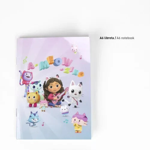 Conjunto Escolar Gabby com estojo transparente - BONECADA