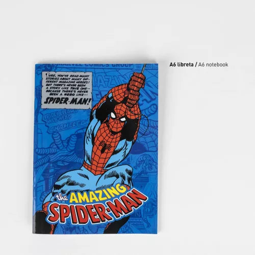 Conjunto Escolar Spiderman com estojo transparente