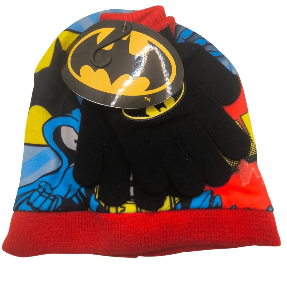 Conjunto Gorro e Luvas Batman - BONECADA