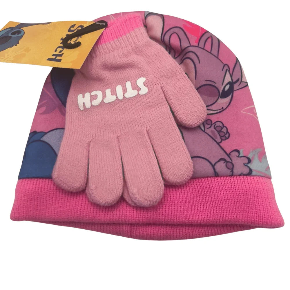 Conjunto Gorro e Luvas Stitch - BONECADA