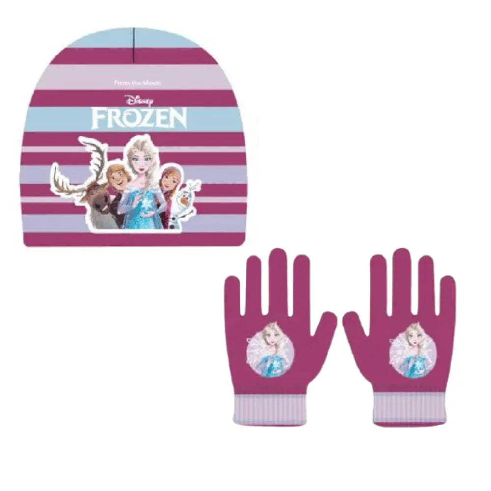Conjunto gorro e luvas Frozen Winter - BONECADA