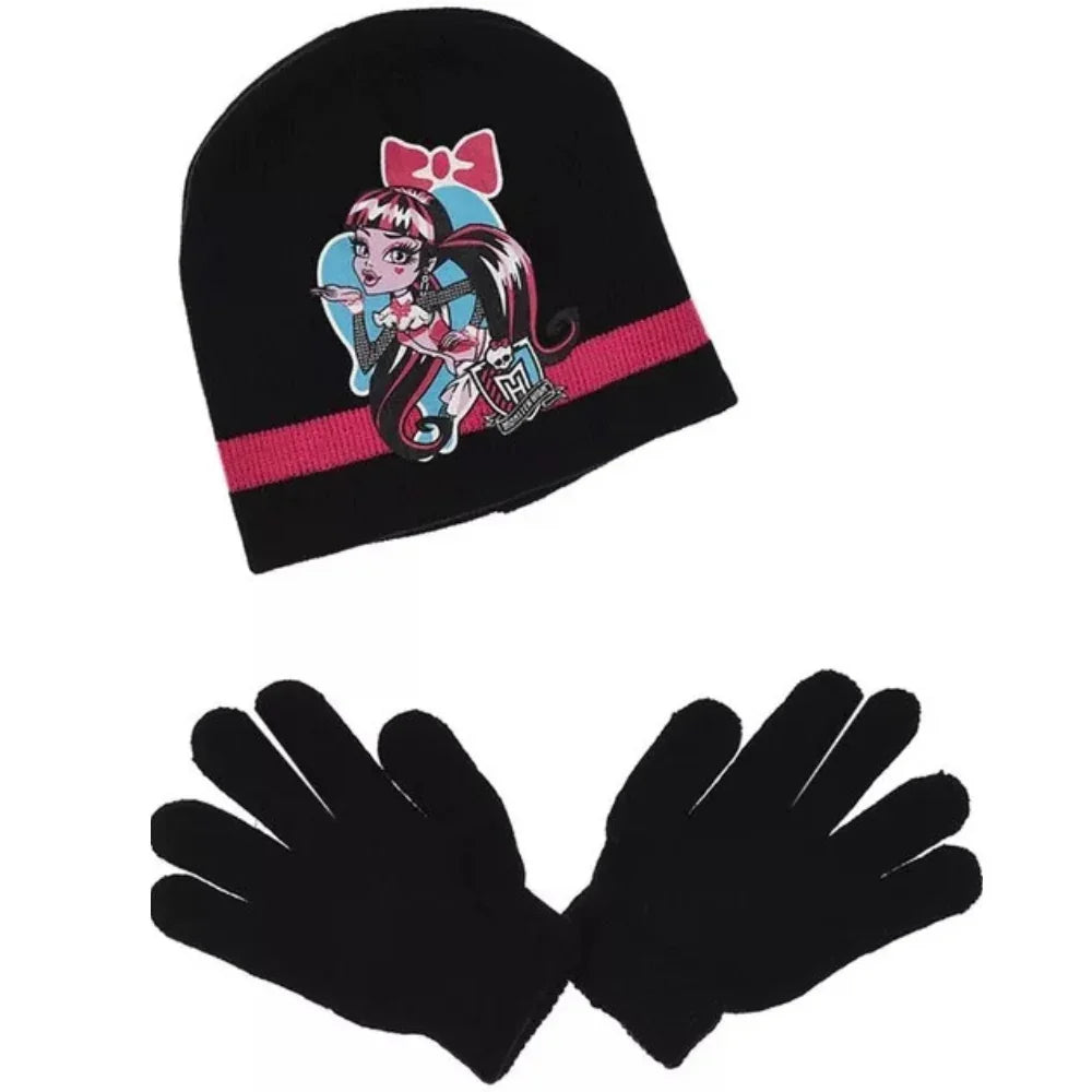 Conjunto gorro e luvas Monster High - BONECADA