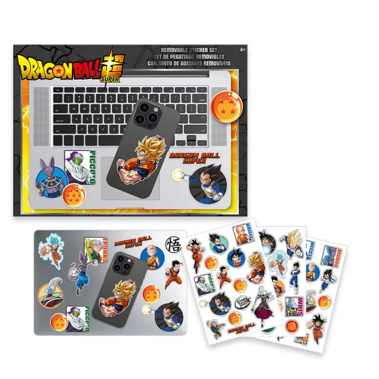 Autocolantes decorativos Dragon Ball Super (3 folhas)
