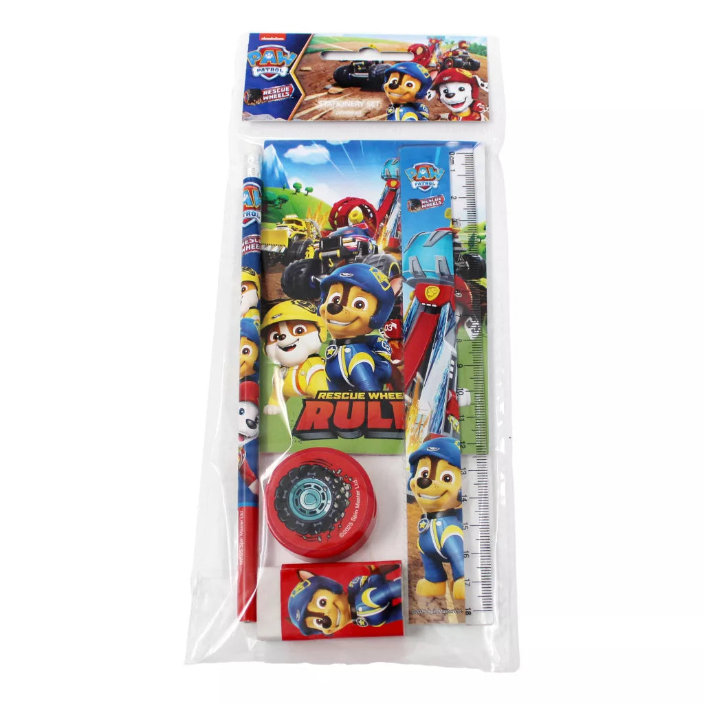Conjunto escolar Patrulha Pata rescue (5 peças)