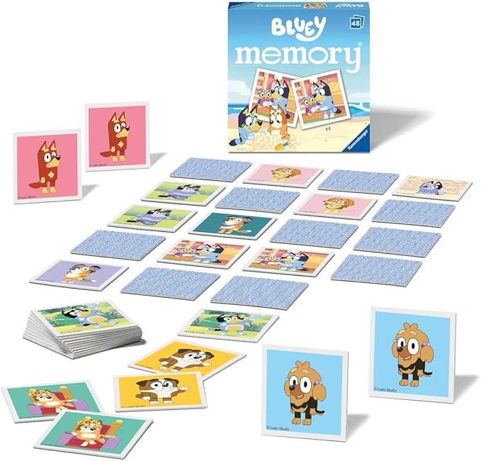 Jogo Memória Bluey (48 cartas)