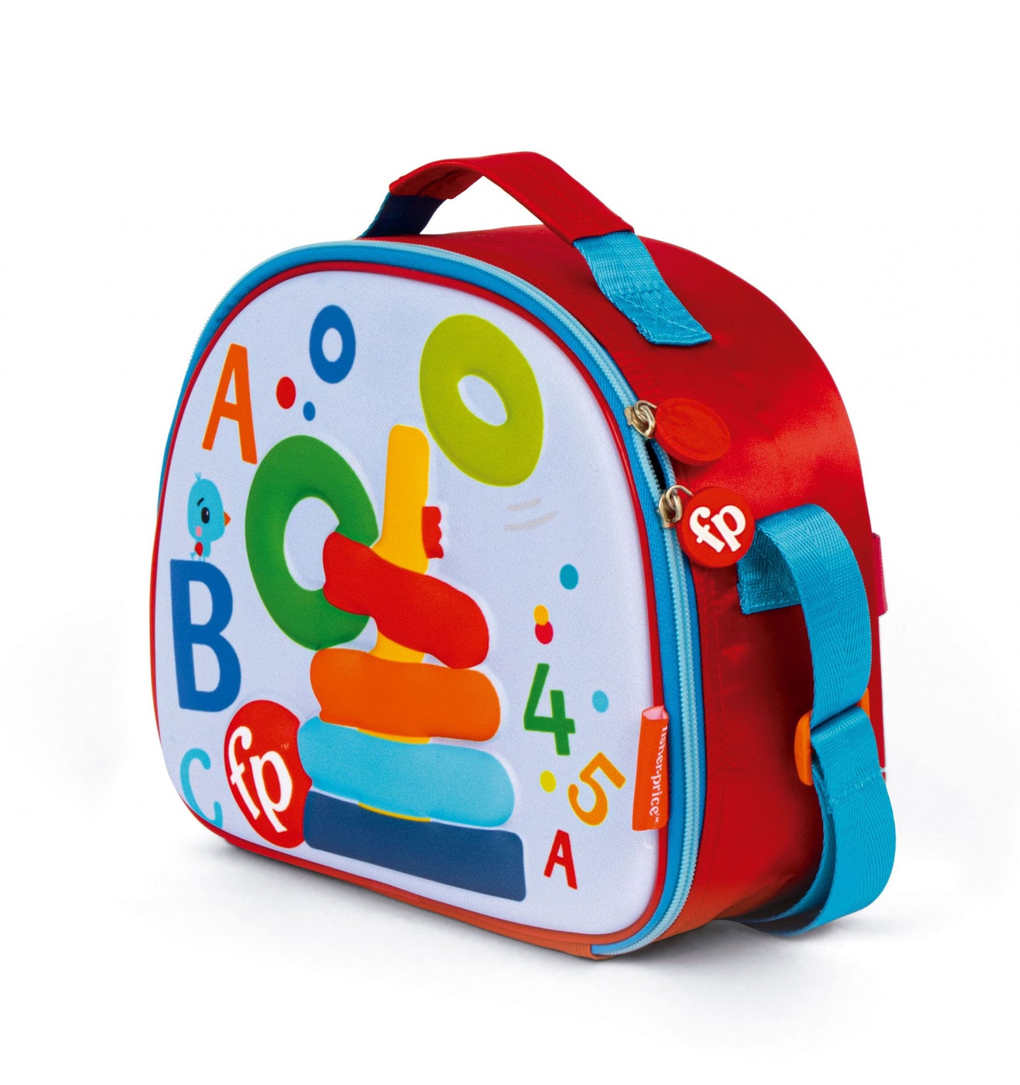 Lancheira Térmica Fisher-Price 3D - letras e números