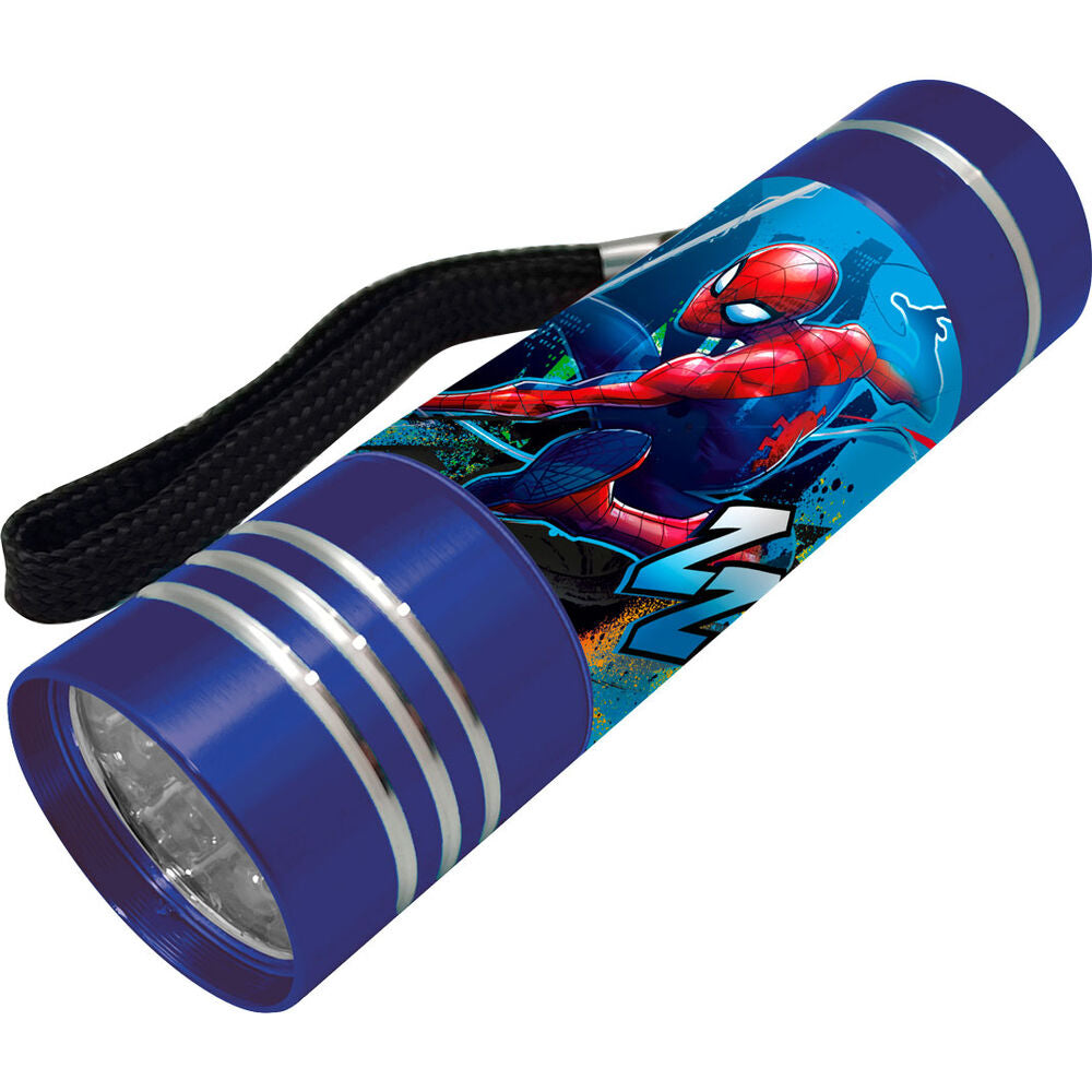 Lanterna LED Spiderman Blue 9 cm