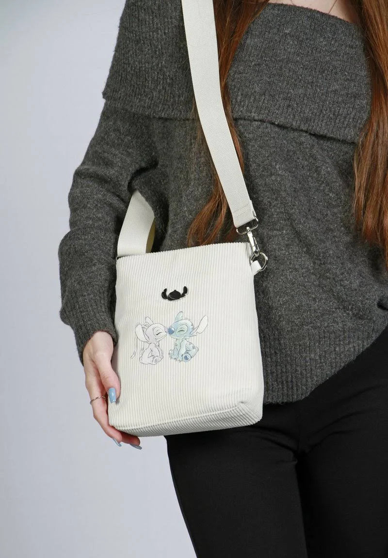 Mala tiracolo Stitch bombazine 23x20cms - BONECADA