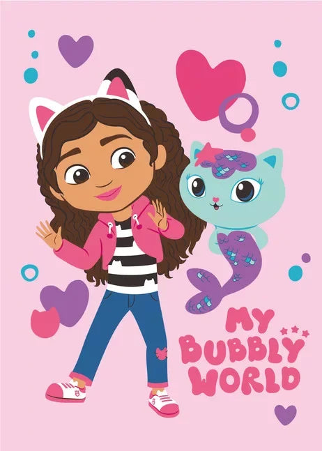 Manta Polar Gabby Bubbly World (100x150) - BONECADA