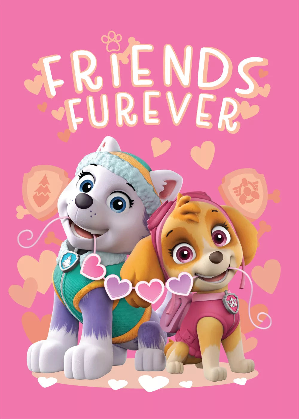 Manta Polar Patrulha Pata Friends Furever (100x150) - BONECADA