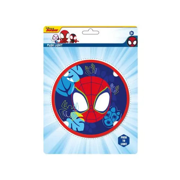 Lâmpada LED de empurrar Spidey