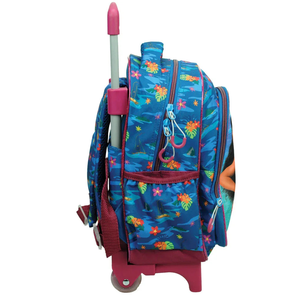 Mochila Trolley pré-escolar Vaiana 30 cm - BONECADA
