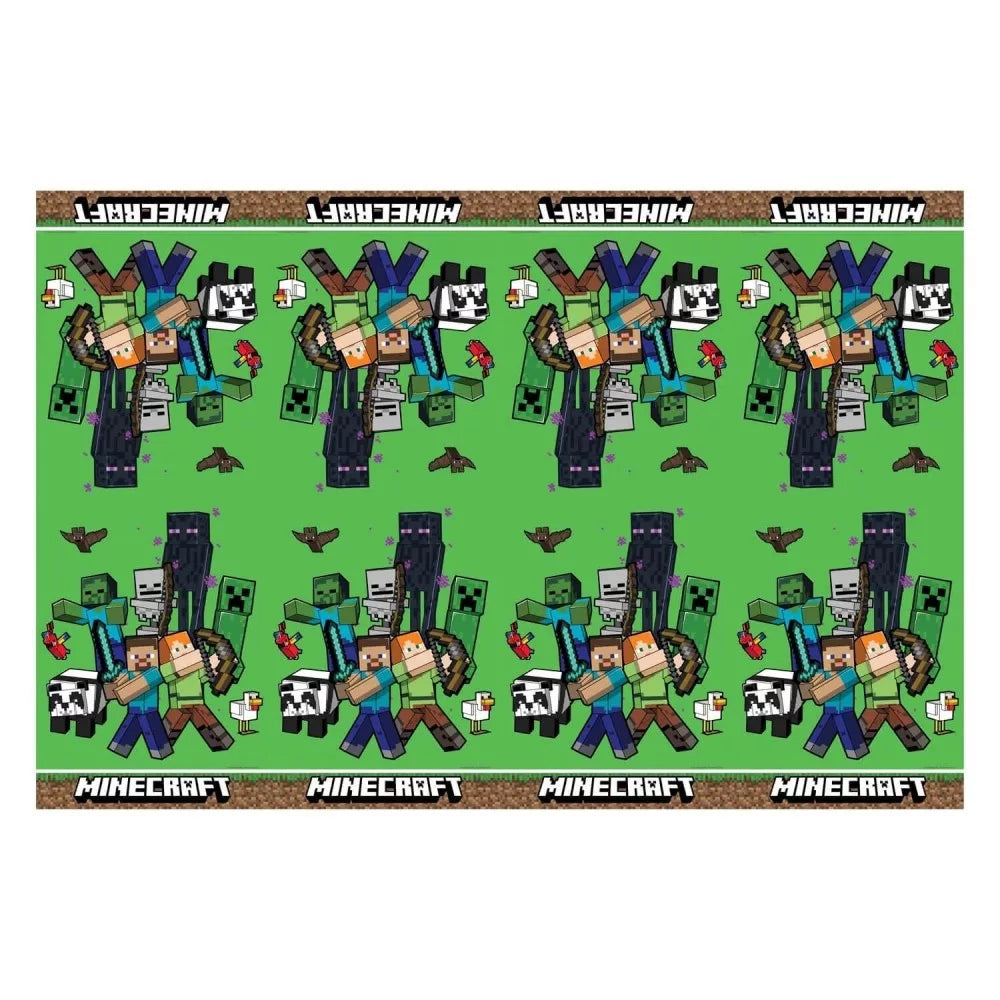 Toalha de festa Minecraft Green (120x180 cm)