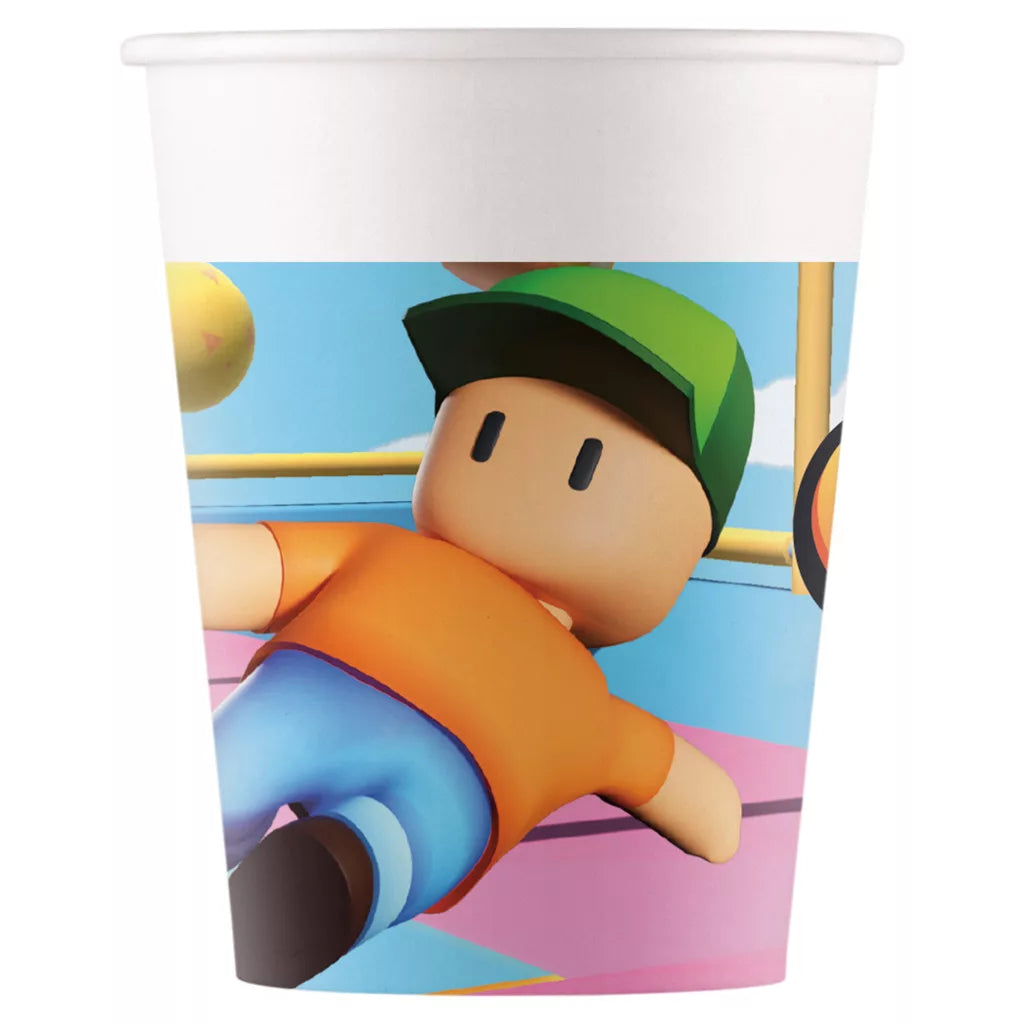 Copos de papel Stumble Guys (8 unidades)