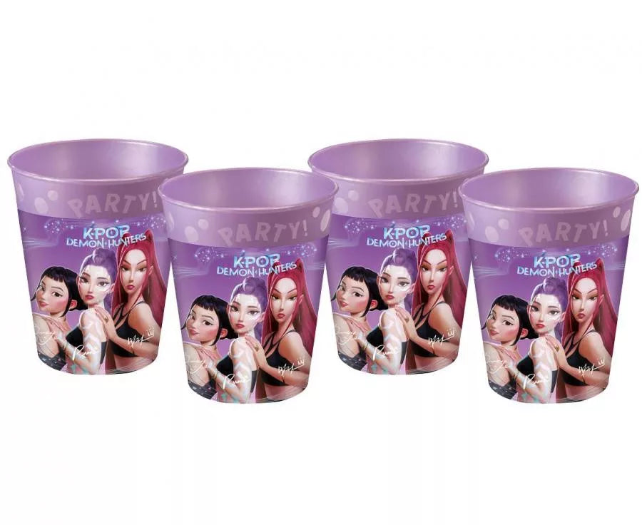 Copos reutilizáveis K-Pop (4 unidades)