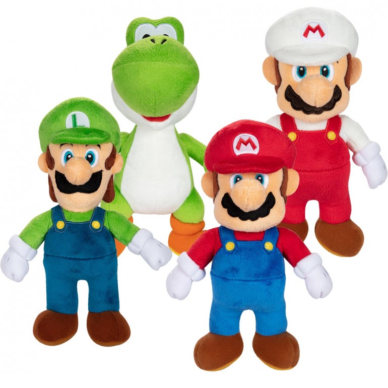 Peluche Super Mario Luigi- 25 cm