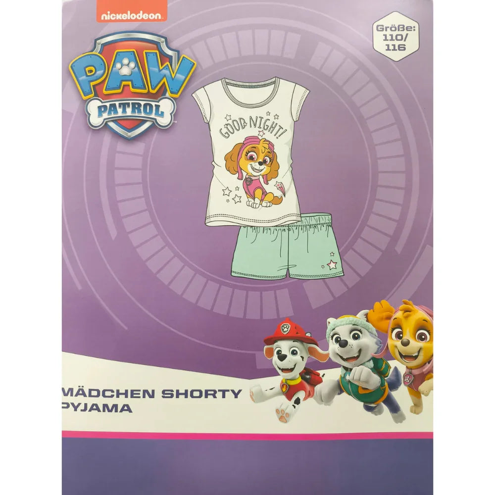 Pijama manga curta Patrulha Pata Skye - BONECADA