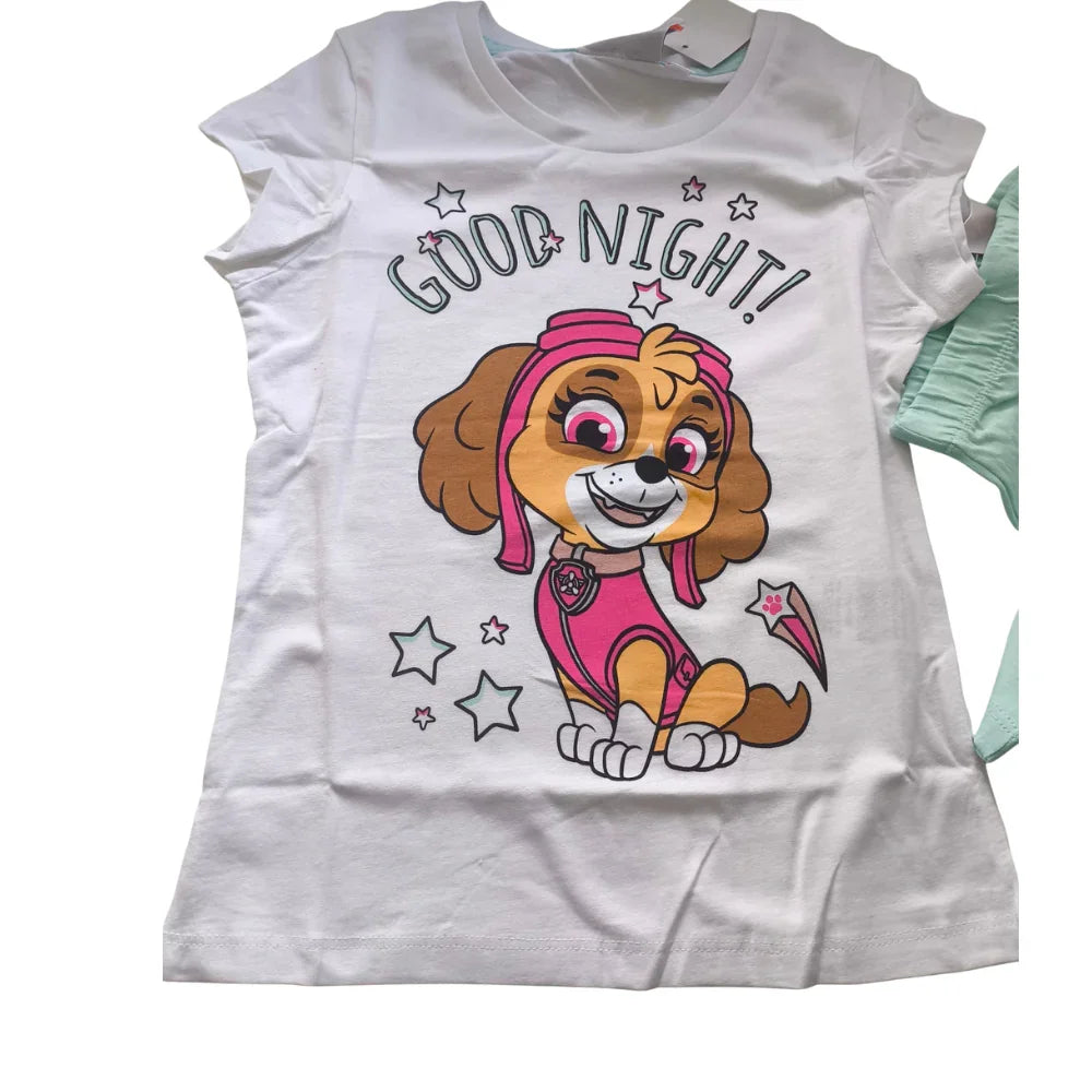 Pijama manga curta Patrulha Pata Skye - BONECADA