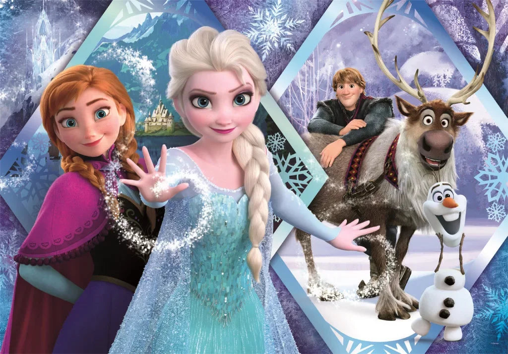 Puzzle 104 peças Frozen - BONECADA