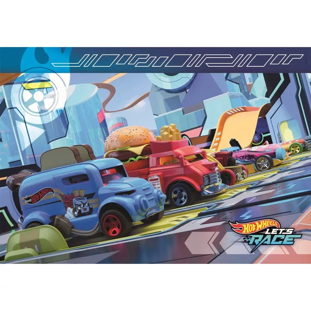 Puzzle 2x60 peças Hot Wheels - BONECADA