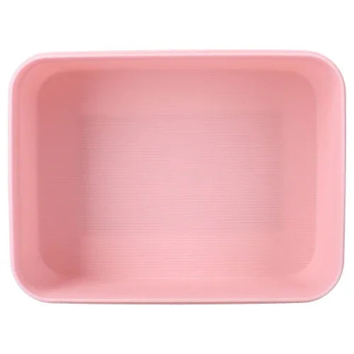 Sanduicheira infantil retangular rosa, acessório para lancheiras e refeições de crianças