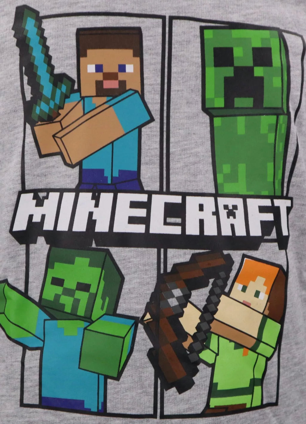 Sweat-shirt Minecraft Grey (6-12 anos)